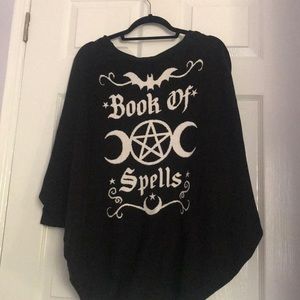 Book of Spells Cape Sweater